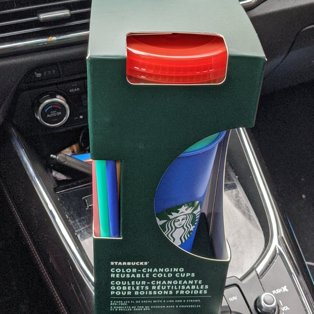 Starbucks color changing cups